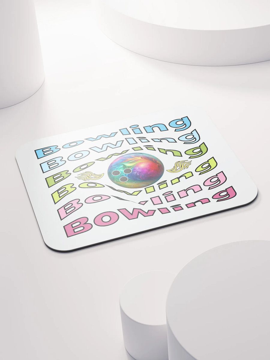 Bowling Swirl Blast Mouse Pad product image (4)