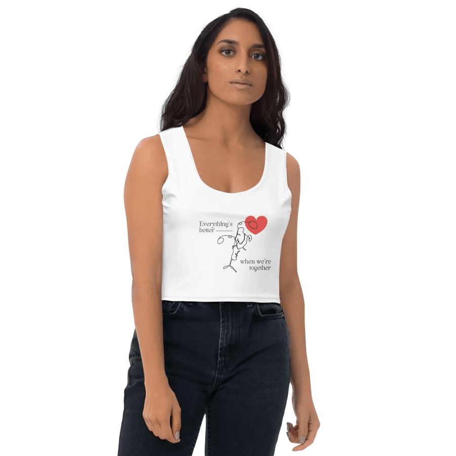 Everything's better when we are together | Women's cropped tank top product image (11)