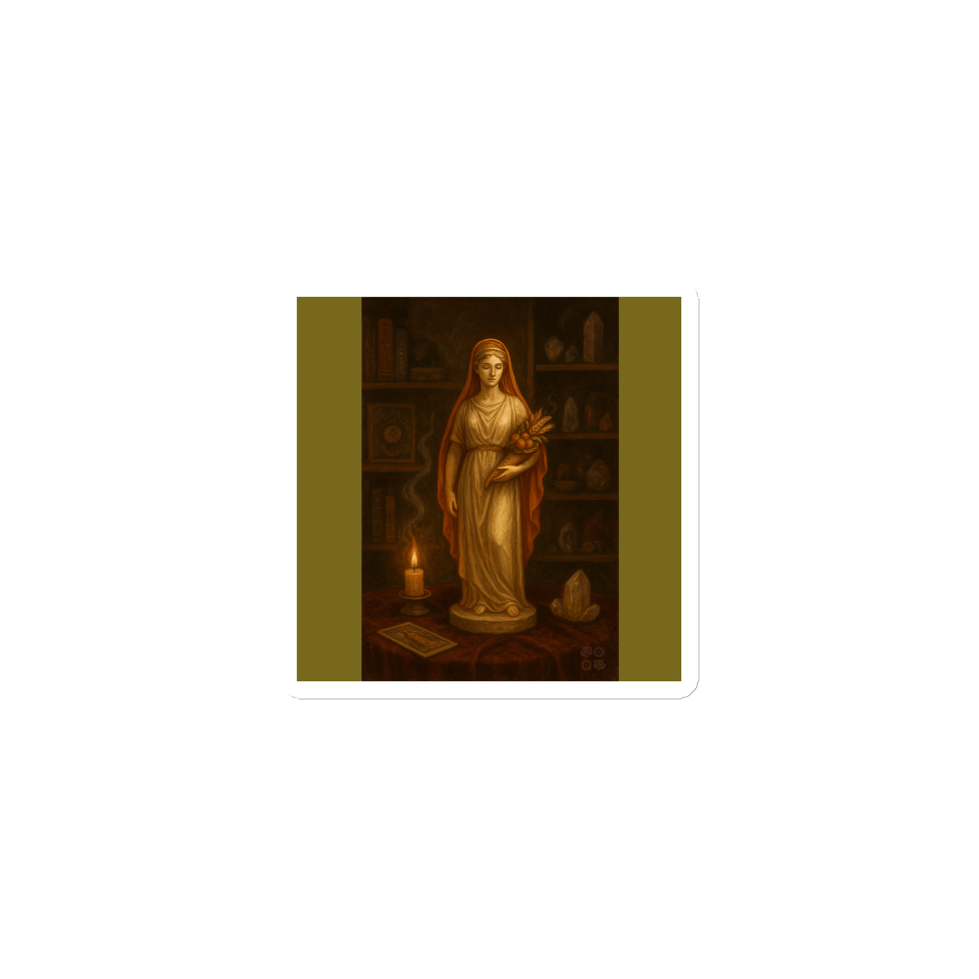 Goddess Fortuna Virgo (Virginalis) of the Curandera Vinyl Magnet product image (1)