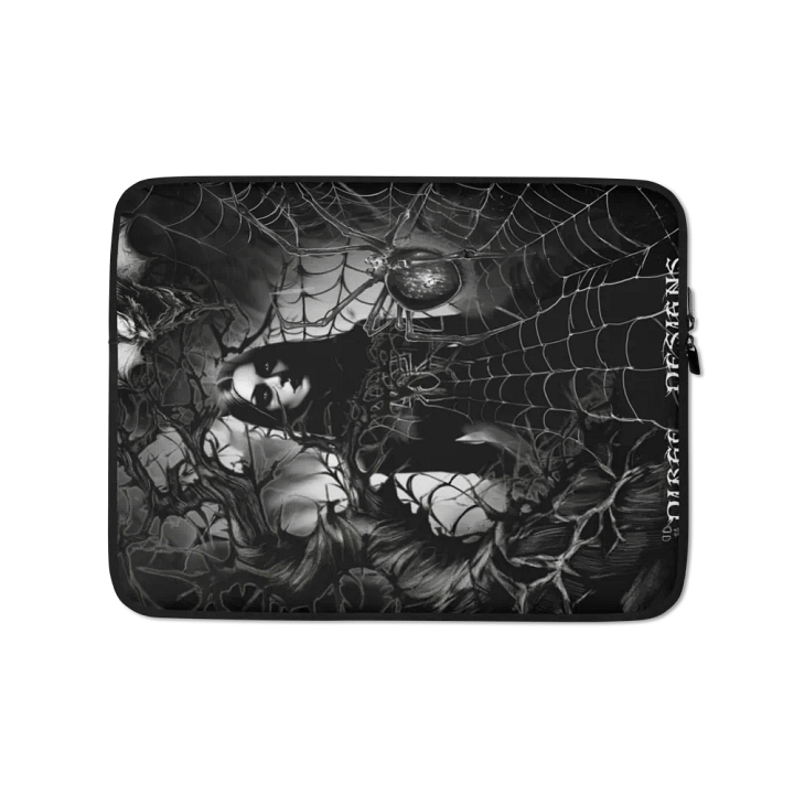 Laptop Sleeve Goth Spider Queen product image (1)