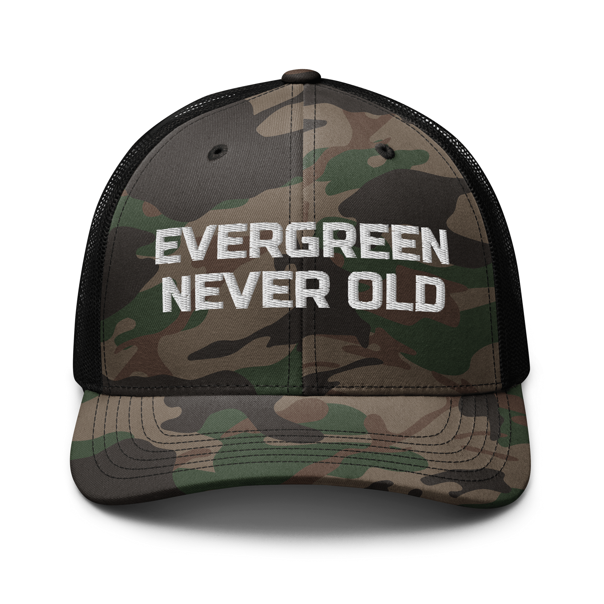 Urgers Evergreen Camouflage Trucker Hat product image (1)