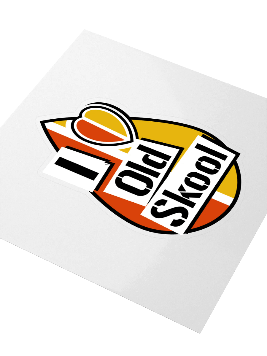 I Love Old Skool Sticker product image (3)