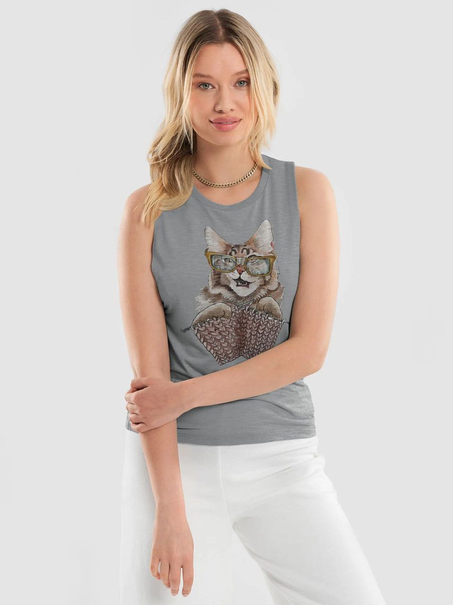 Knitting Cat Tank product image (24)