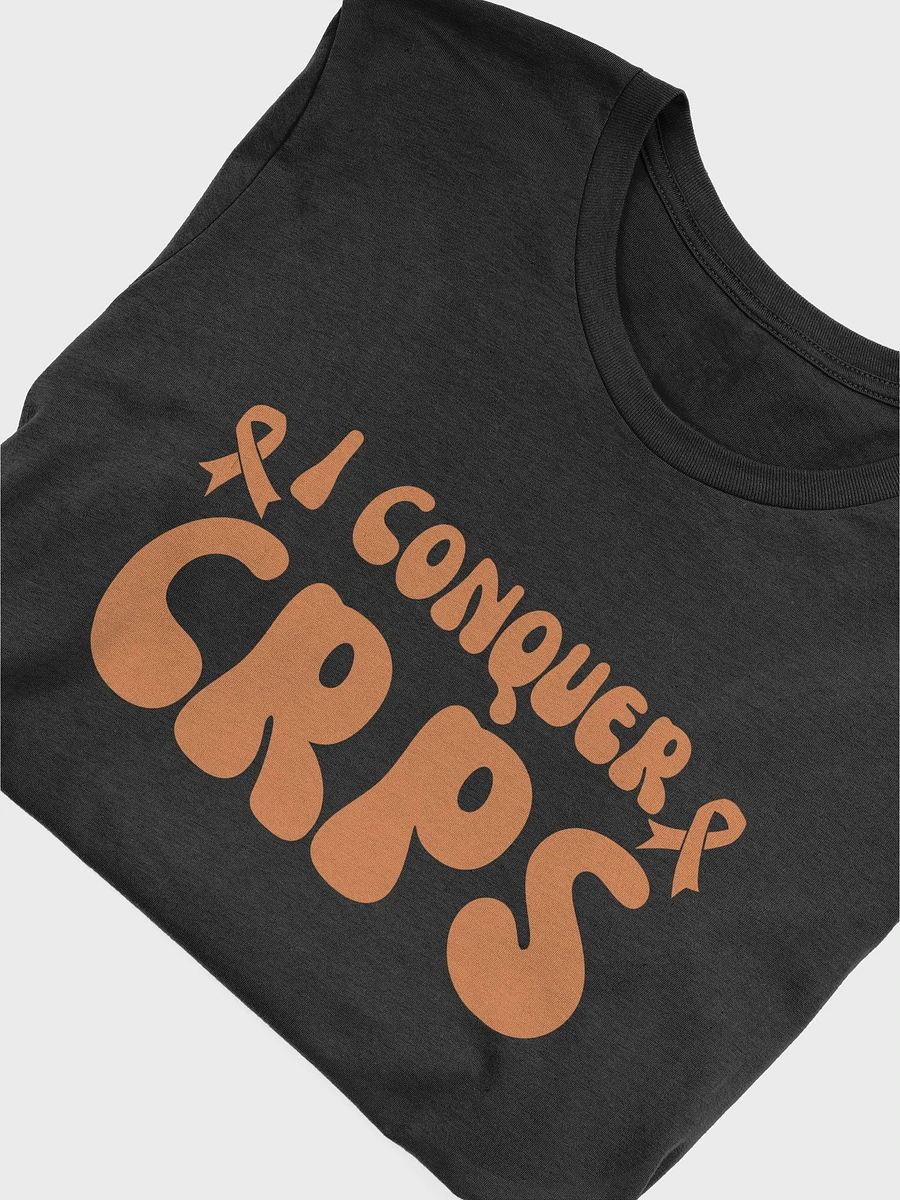 Bold 'I Conquer CRPS' Do Not Touch LEFT Arm T-Shirt (Unisex) product image (49)
