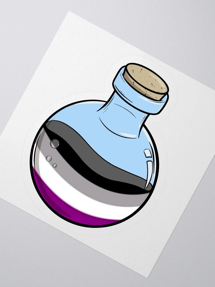 Asexual Pride Potion | 3" Sticker product image (2)
