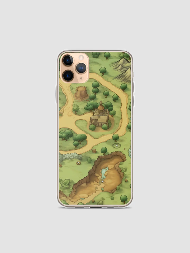 D&D Map iPhone Case - Fits iPhone 7/8 to iPhone 15 Pro Max - Fantasy Adventure Design, Durable Protection product image (1)