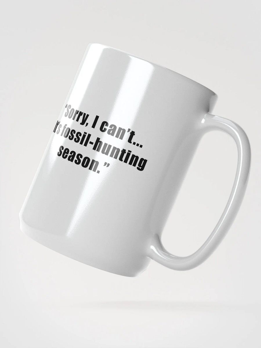 Ammonite Adventure Mug in Glossy White product image (3)