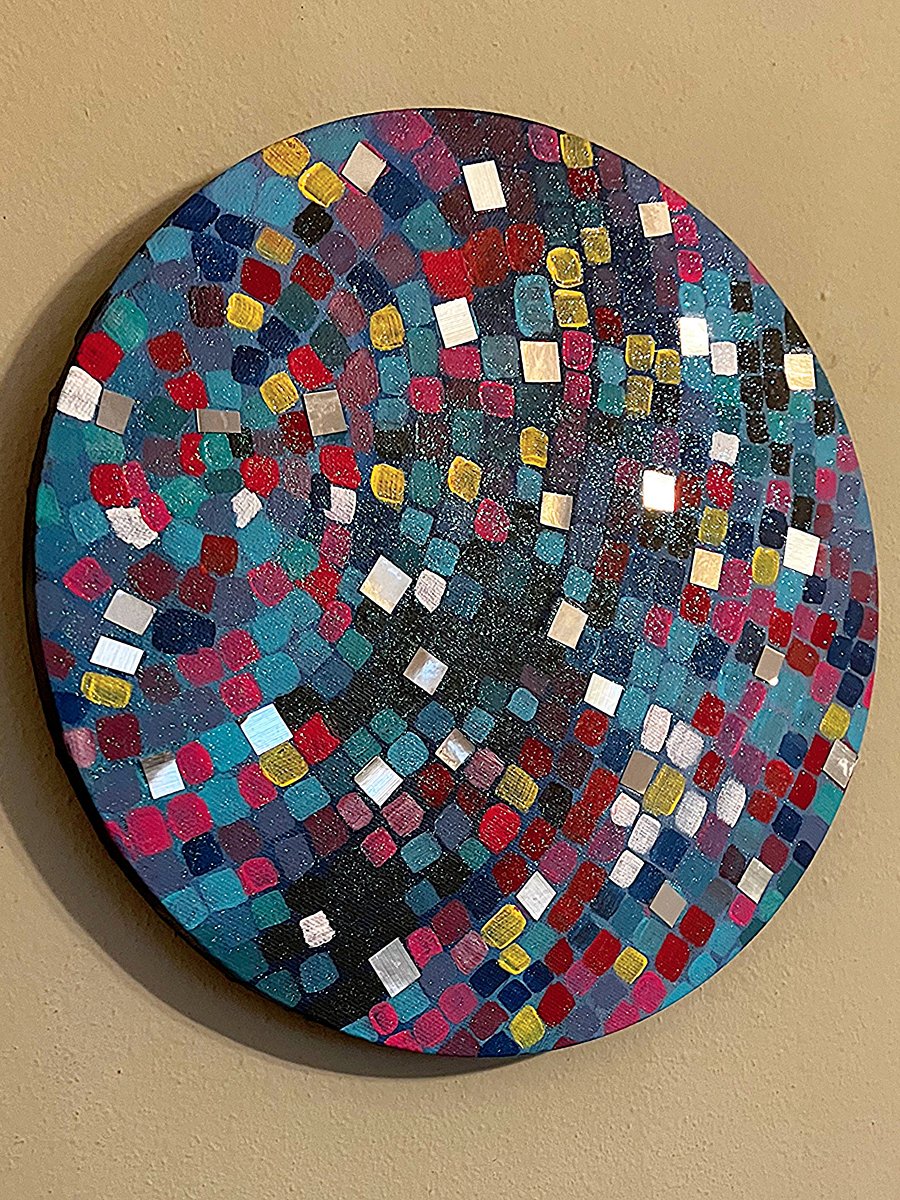 Glittering Disco ball - Original Artwork product image (1)
