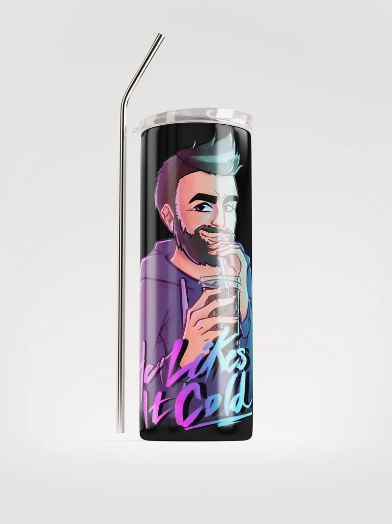 He Likes It Cold Tumbler