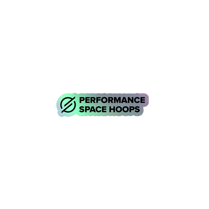 Performance Space Hoops Kiss-Cut Holographic Sticker Sheet product image (1)