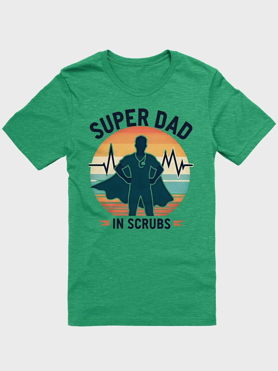 Super Dad in Scrubs Retro T-Shirt product image (8)
