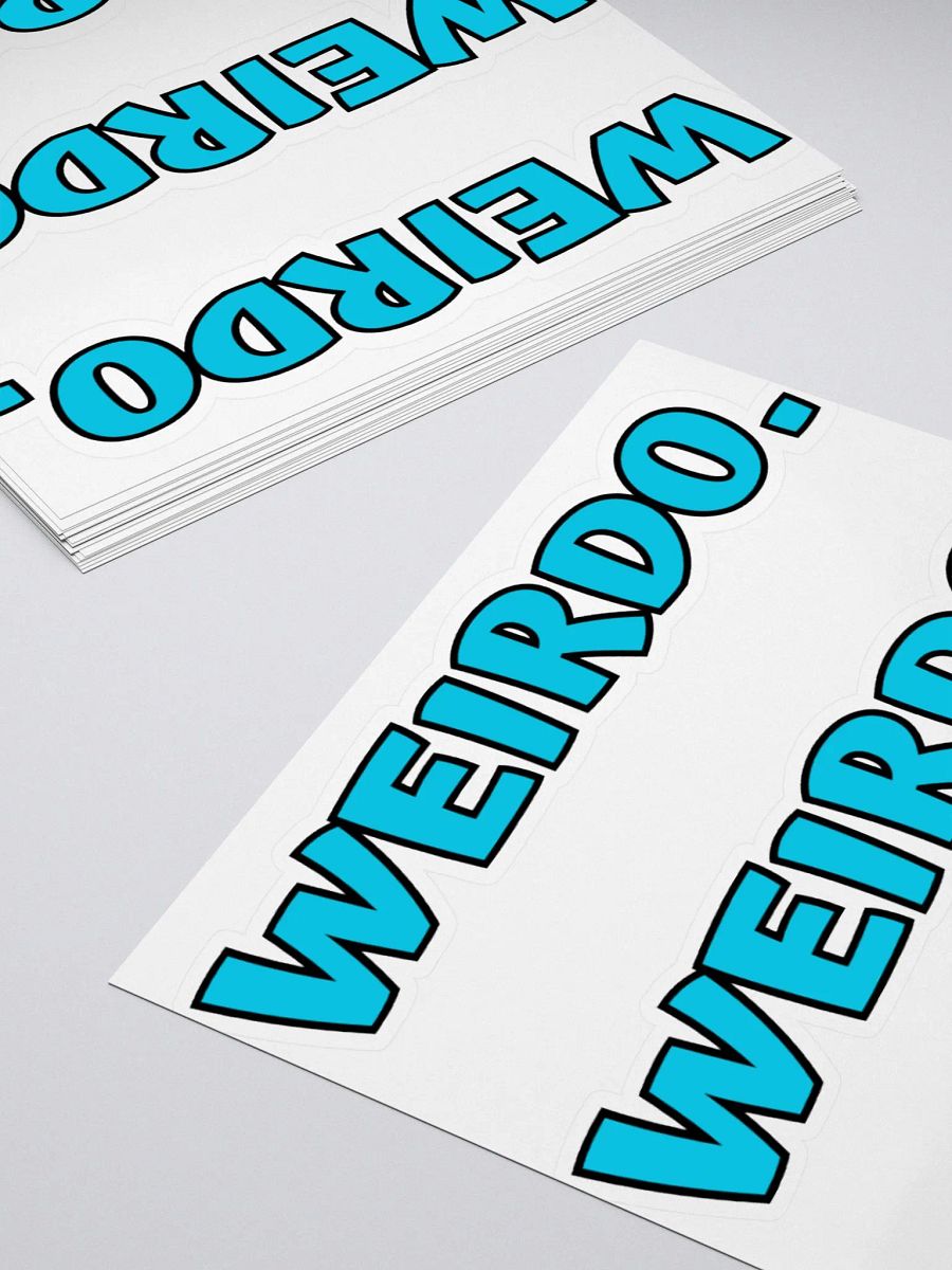 Weirdo. - stickers product image (4)