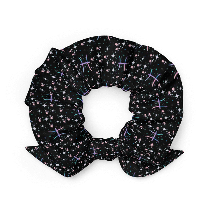 Pisces, Pastel Pisces Glyph, Scrunchy product image (2)