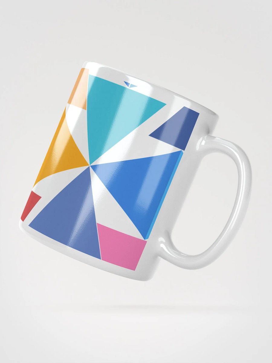 Abstract Pineapple Geometric Design White Mug product image (4)