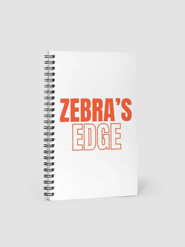 Zebra's Edge Spiral Notebook product image (1)