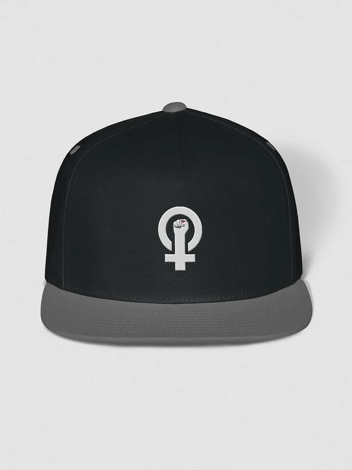 International Feminist Symbol Cotton Twill Flat Bill Cap product image (1)