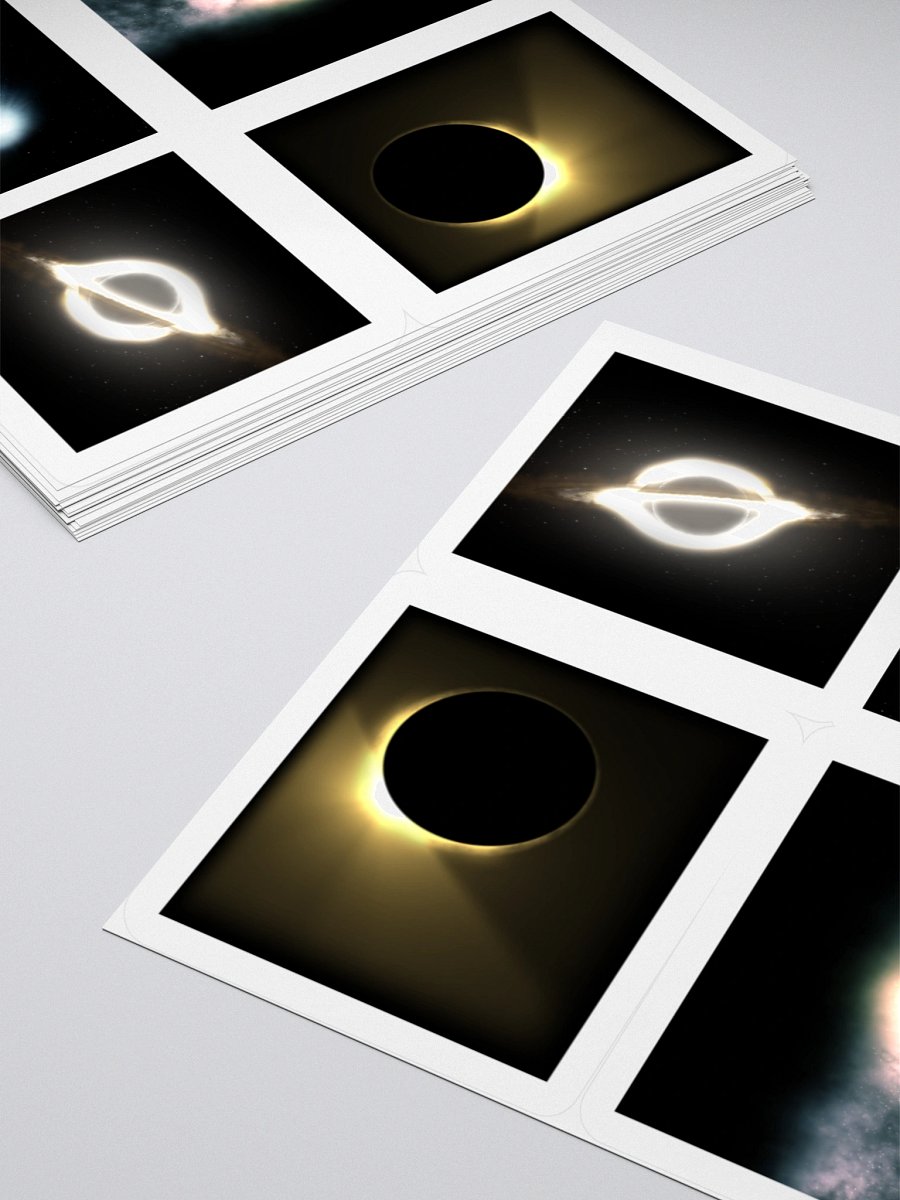 Space kiss cut stickers product image (15)