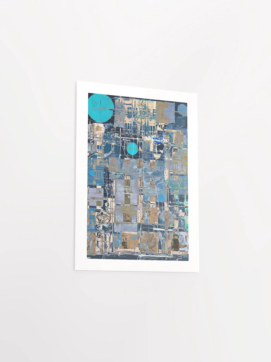'Harmony in Hues' by Edward Martin : Abstract Geometric Poster product image (4)