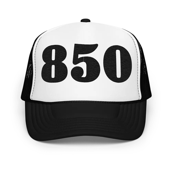 850 Emerald Coast - 3D Puff Embroidered Trucker Hat product image (1)