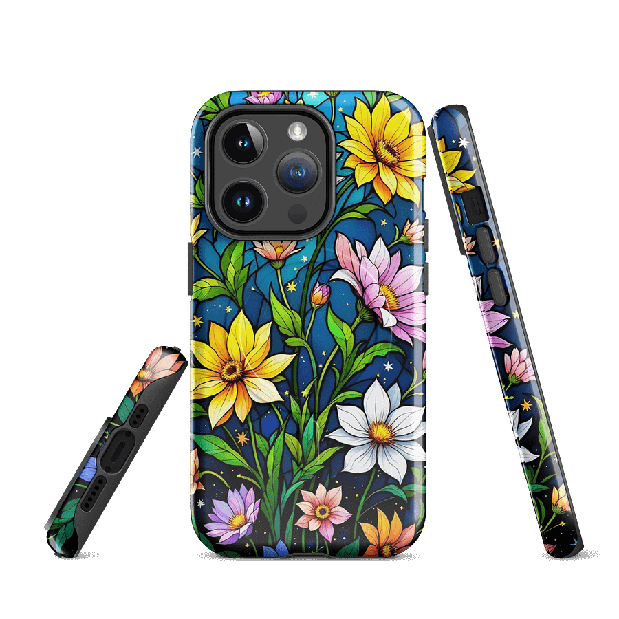 Celestial Blooms iPhone® MagSafe® iPhone Tough Case product image (1)