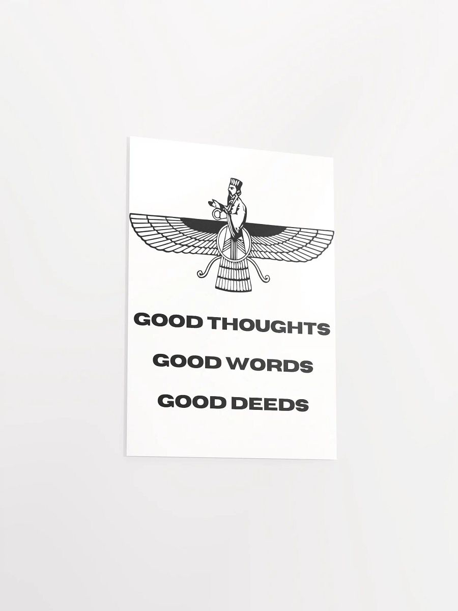 Faravahar Persian Design Good Thoughts Good Words Good Deeds product image (3)