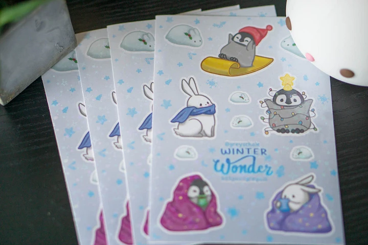 [LIMITED EDITION] Winter Wonder HOLO Sticker Sheet product image (2)