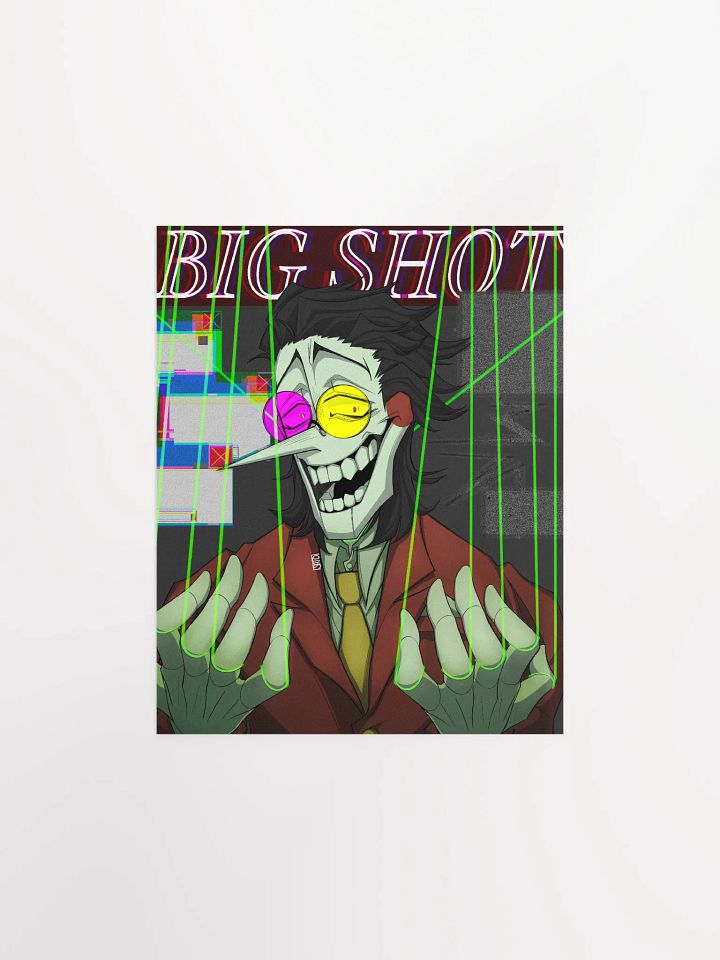 Big Shot Spamton Art Print product image (1)