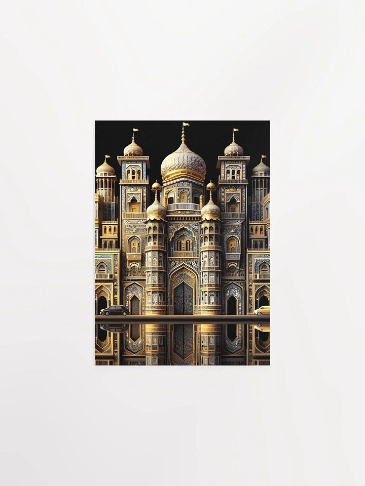 Golden Cityscape Dreamscape Poster product image (3)