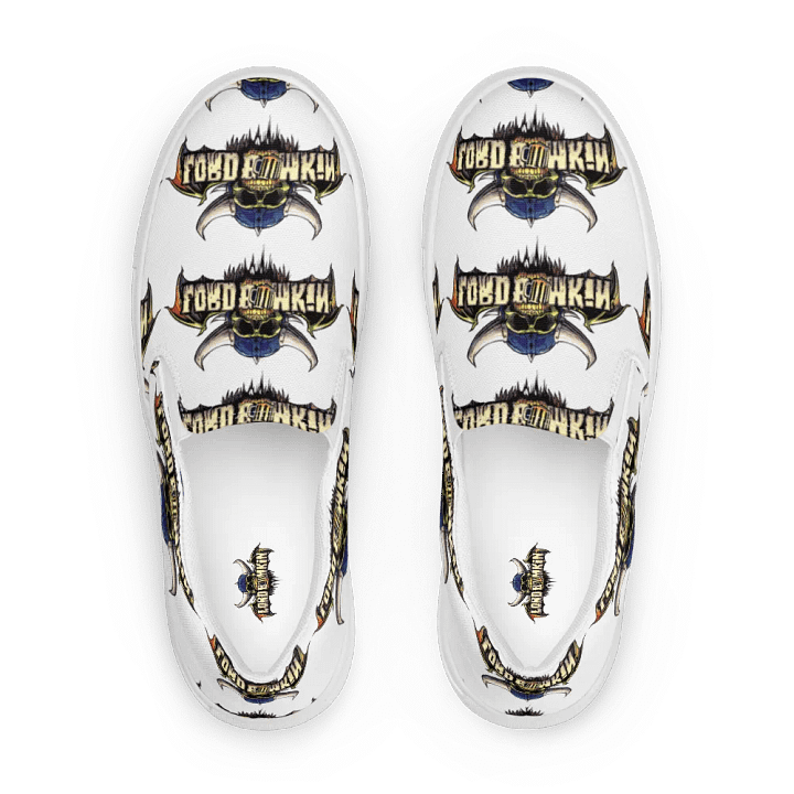 Halloween logo sweathercanvas slip-ons men product image (2)