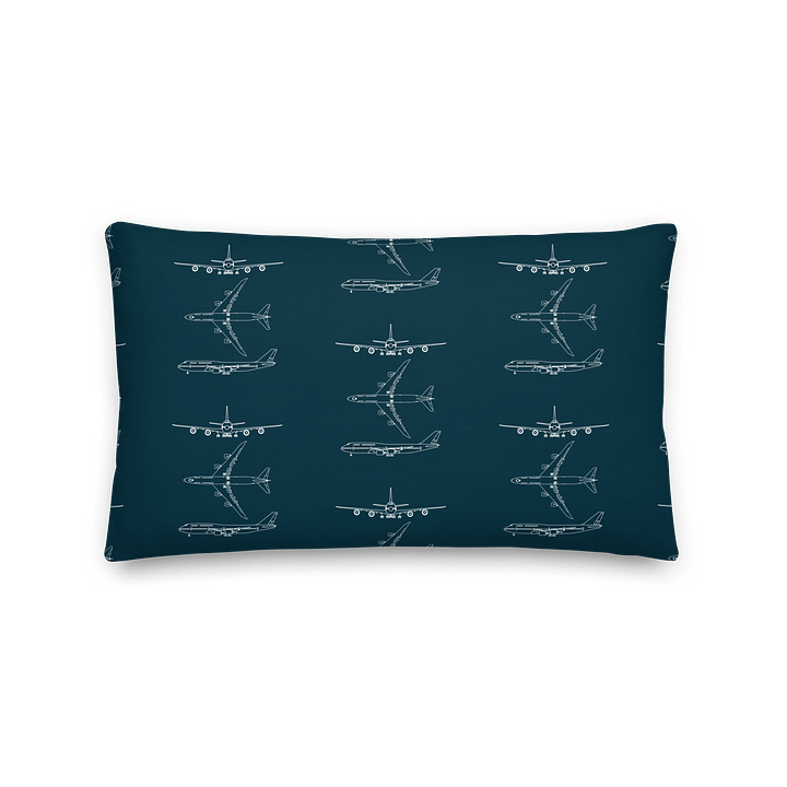 Boeing 747-8 Blueprint Pillow product image (2)