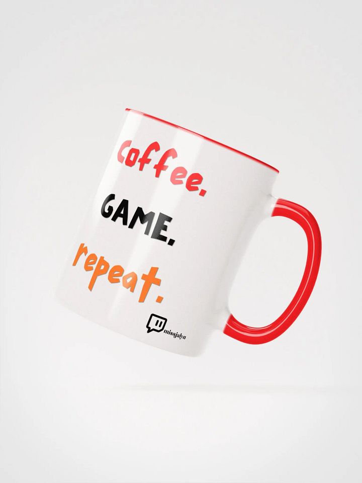 coffee. GAME. repeat Coffee Cup w/ logo product image (2)