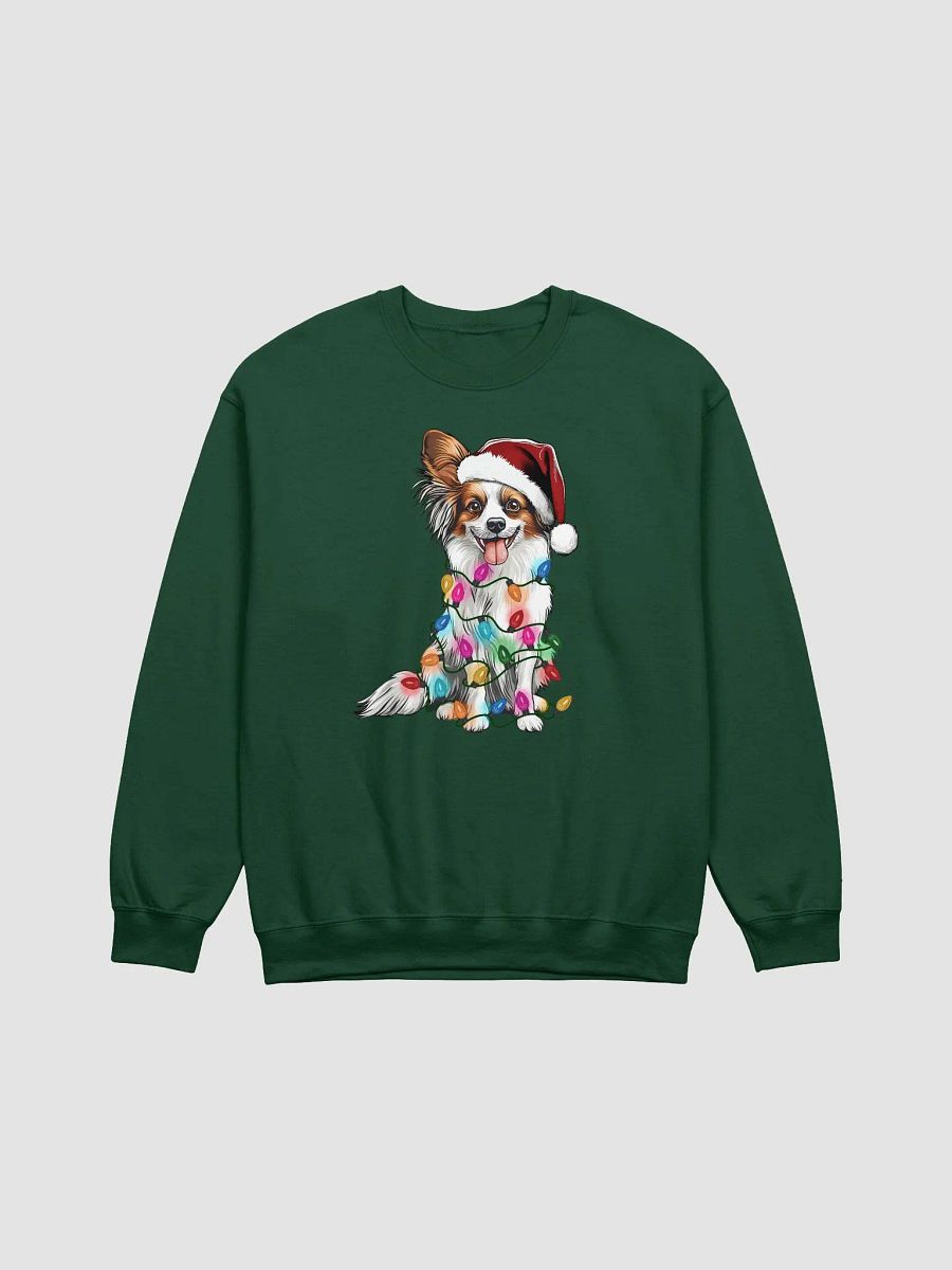 Funny Papillon Christmas Sweatshirt product image (8)