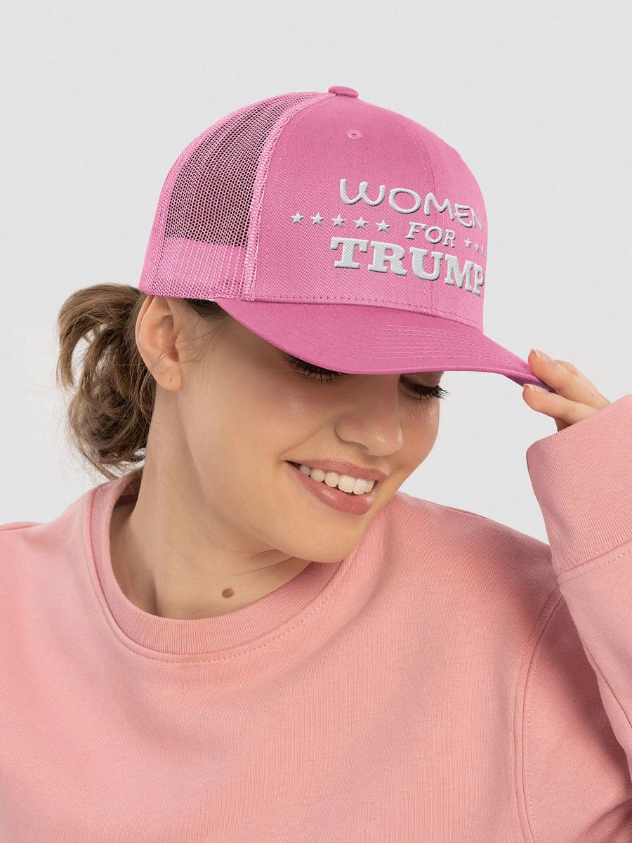 WOMEN FOR TRUMP Retro Trucker Hat product image (3)