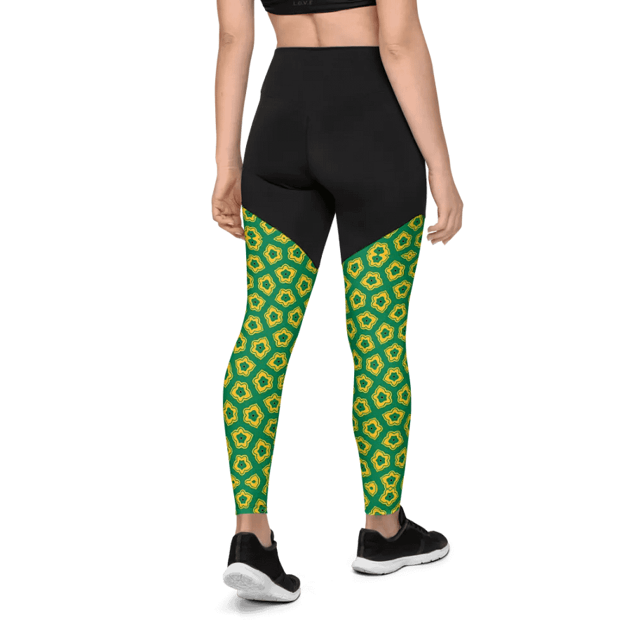 Symmetric Starburst Sports Leggings product image (6)