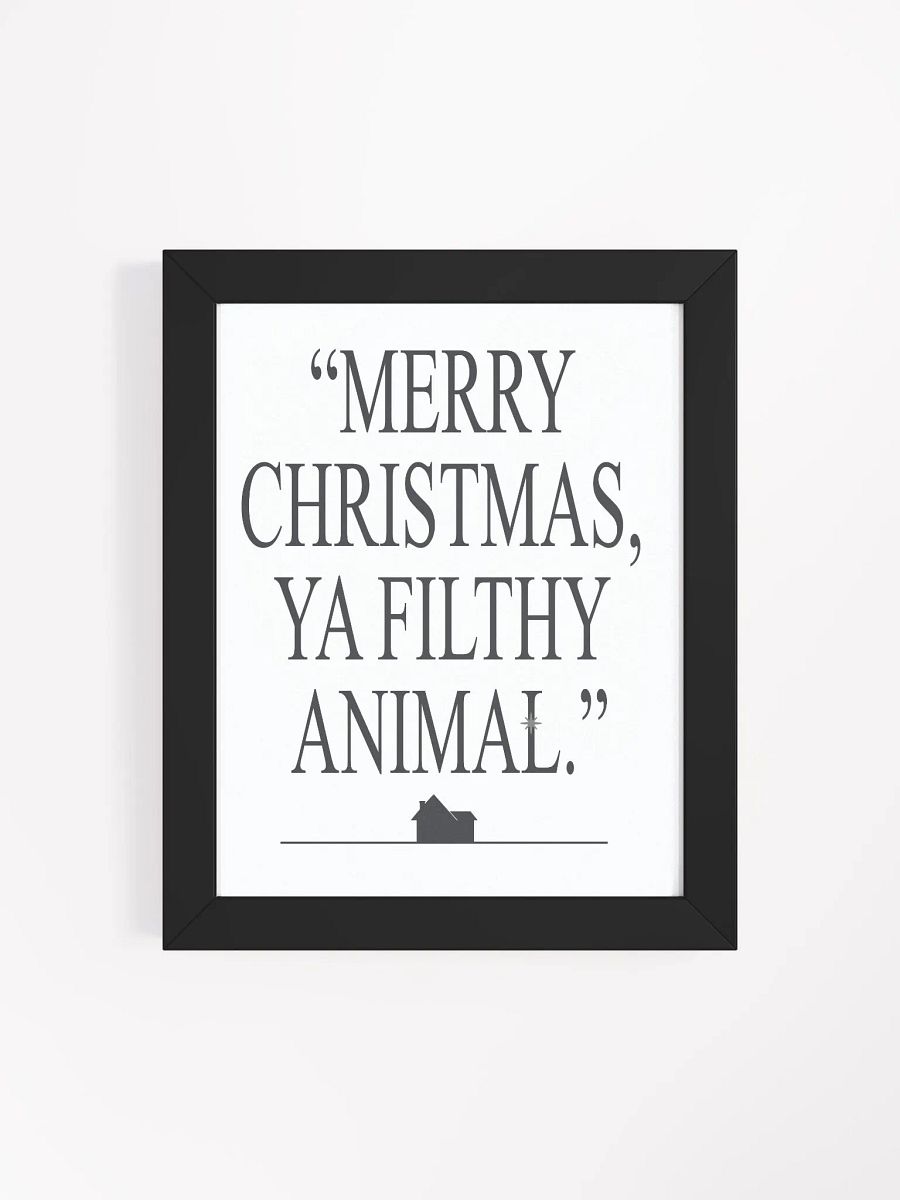 Merry Christmas, Ya Filthy Animal Wall Art product image (101)