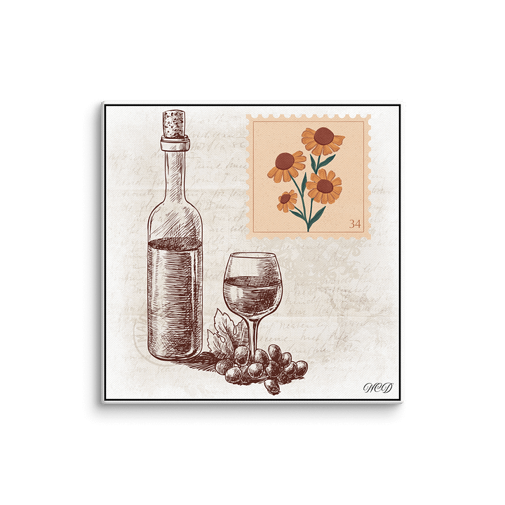 🍷 Wine Sunflower Delight Canvas – Bon Appétit By NCD product image (1)