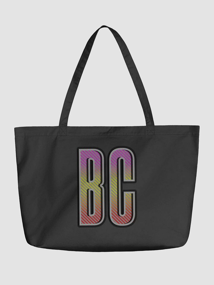 BC British Colombia Block Letter Vibrant Tote Bag product image (2)