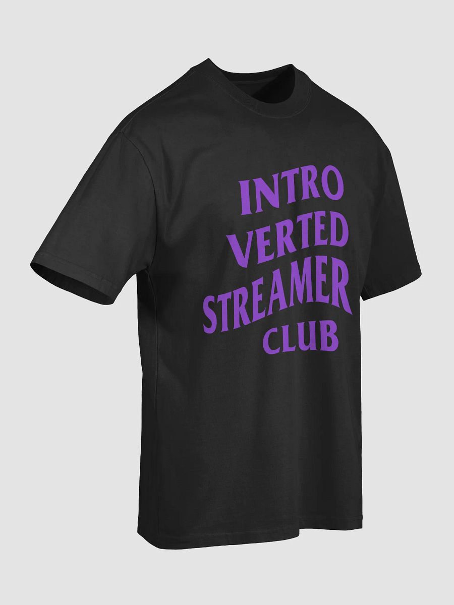 Introverted Streamer Club "Team Purple" Oversized Tee product image (17)