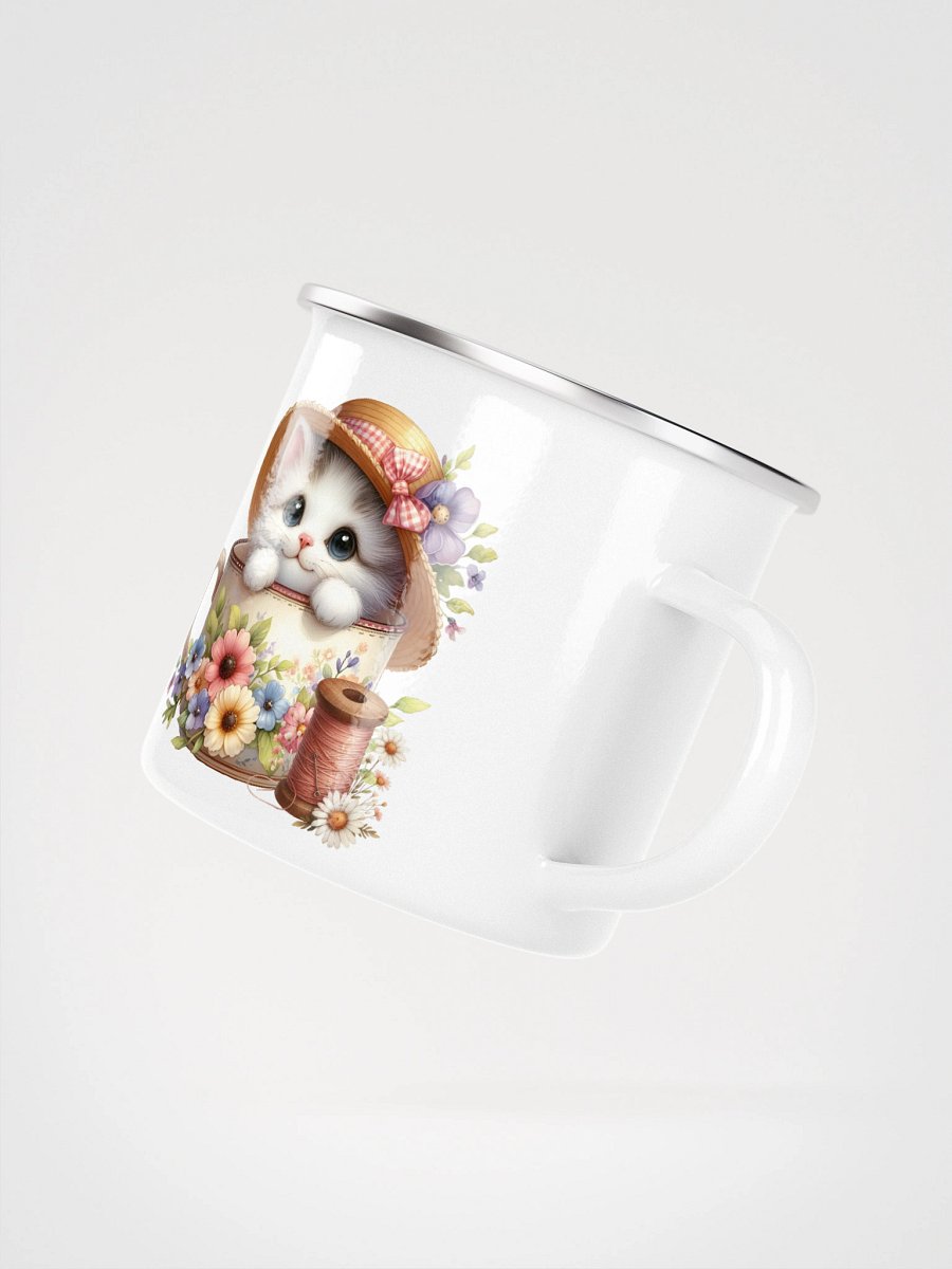Sew Amazingly Cute Kittens Enamel Mug product image (3)