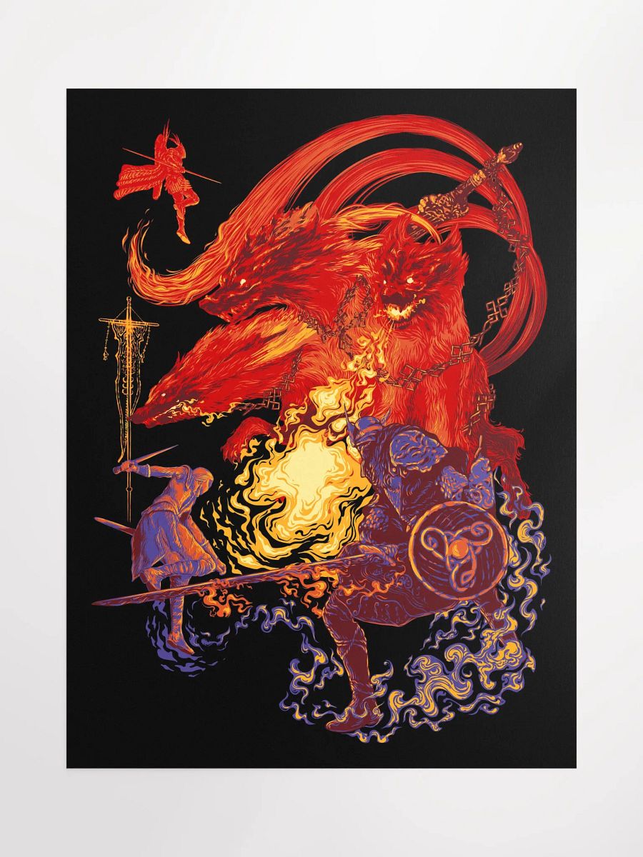 The Burning Howl — Wall Art product image (1)