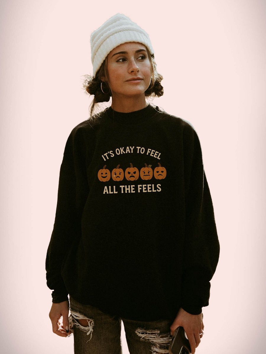 It's Okay to Feel All The Feels Sweatshirt product image (2)