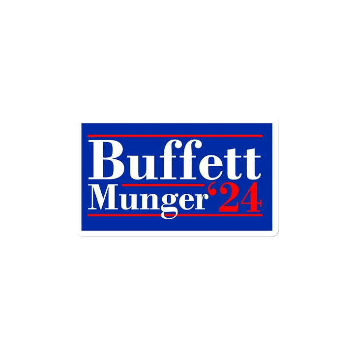 Buffett Munger '24 - Magnet, Blue product image (2)