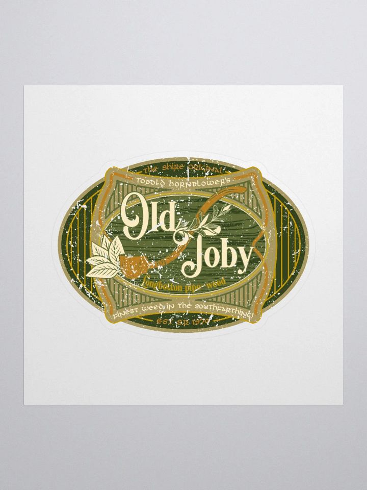 Old Toby Pipeweed Sticker | Lord of the Rings Shire Design product image (2)