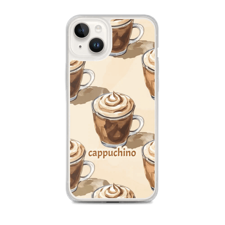 Cappuccino Delight iPhone® MagSafe® Clear Case product image (1)