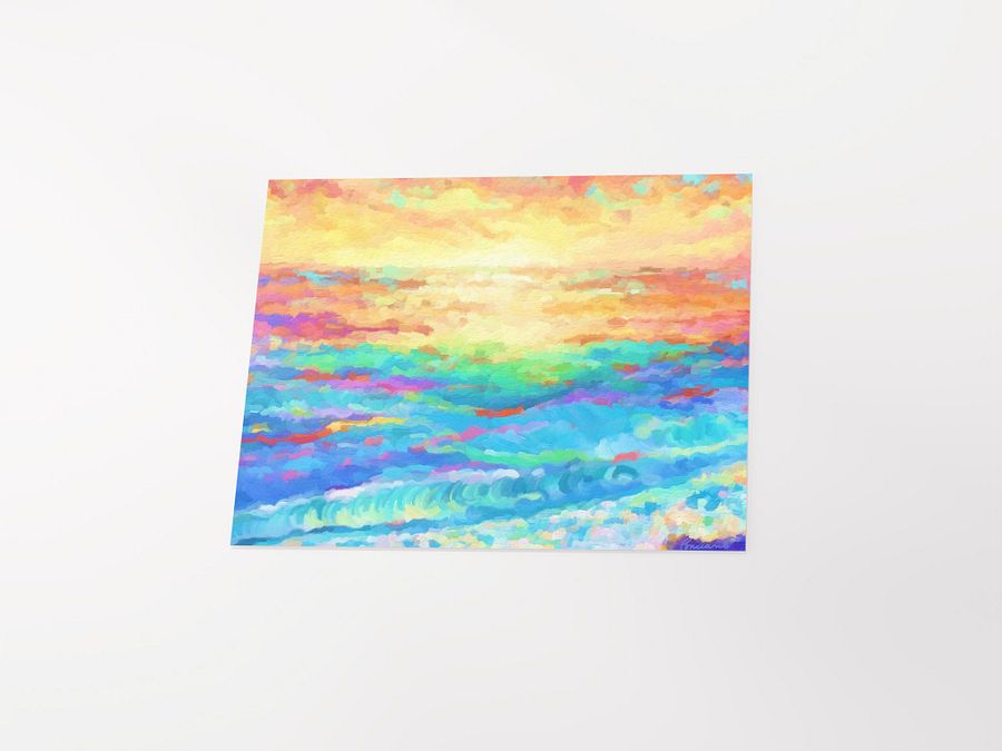Sunset Dancing on Singing Waters Poster product image (4)