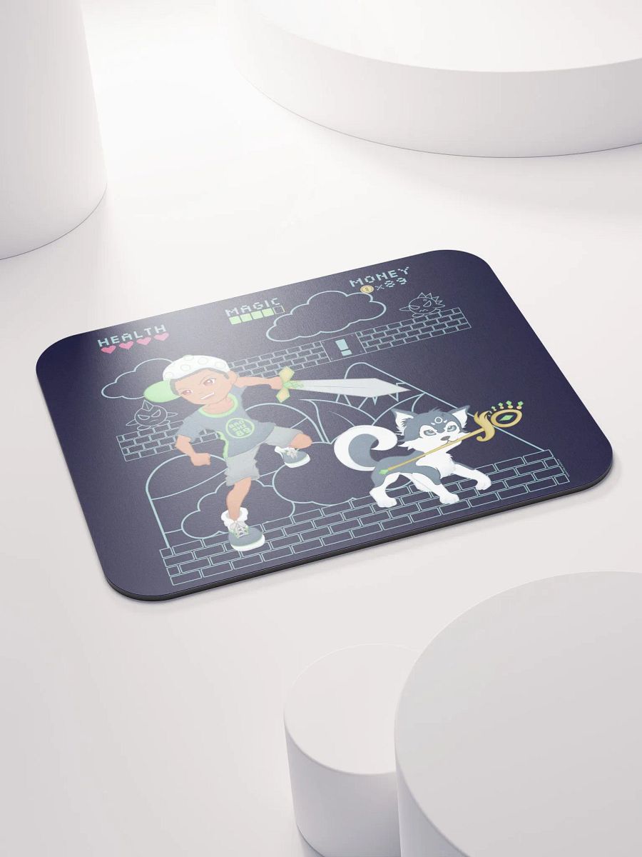 Broshi and Bowshi Adventure DARK MODE Mousepad product image (4)