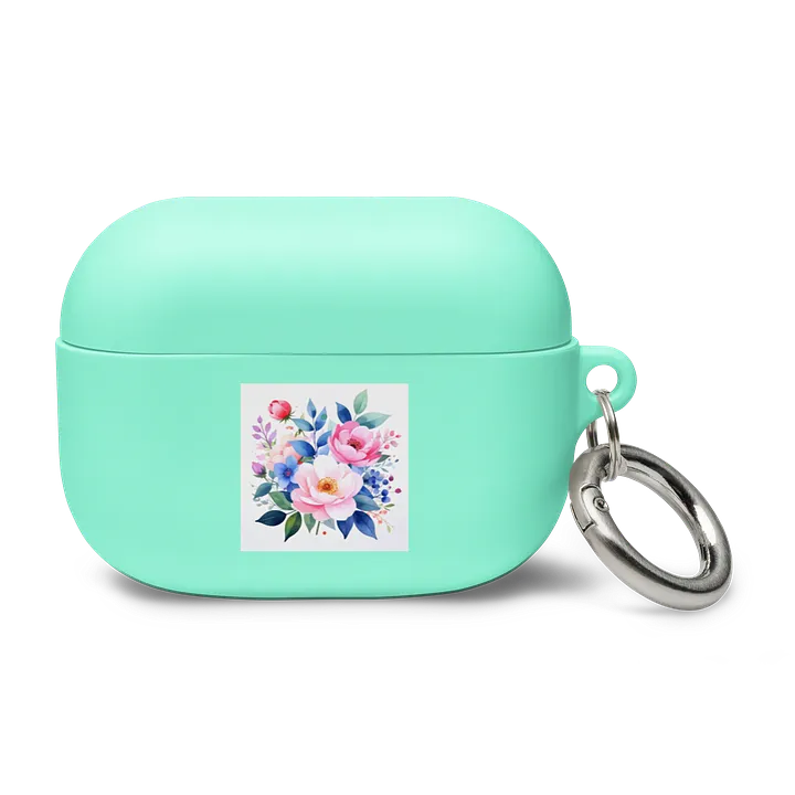 Columbia Road Market AirPods Case (Mint Floral) product image (1)