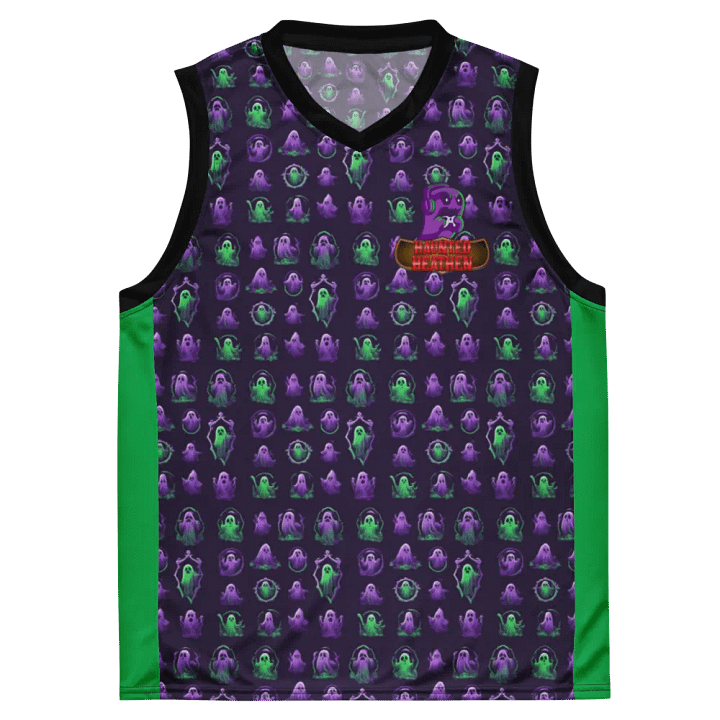 Haunted Heathen 666 Basketball Jersey product image (2)