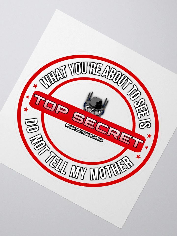 TOP SECRET Collectors Stickers product image (4)