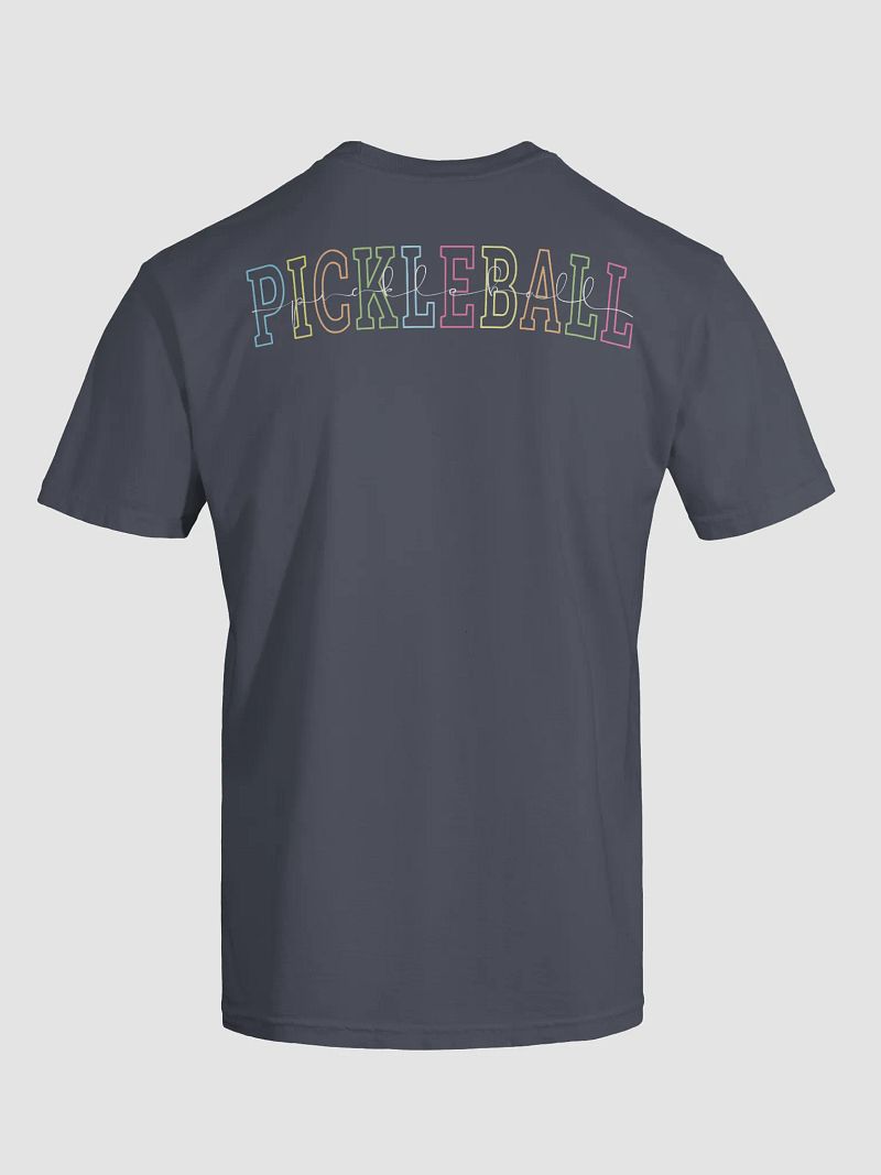 Garment-Dyed T-shirt Pickleball Tee (Back Print)